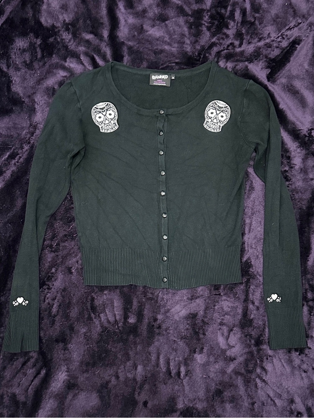 Banned Apparel Sugar Skulls Cardigan